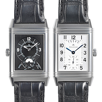 JAEGER LECOULTRE ジャガールクルト スーパーコピー グランドレベルソ Q3748421 デュオ 手巻き シルバー/ブラック